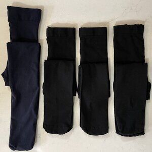 Set of 4 Girls Nylon Tights - Perfect for Everyday & Dance!